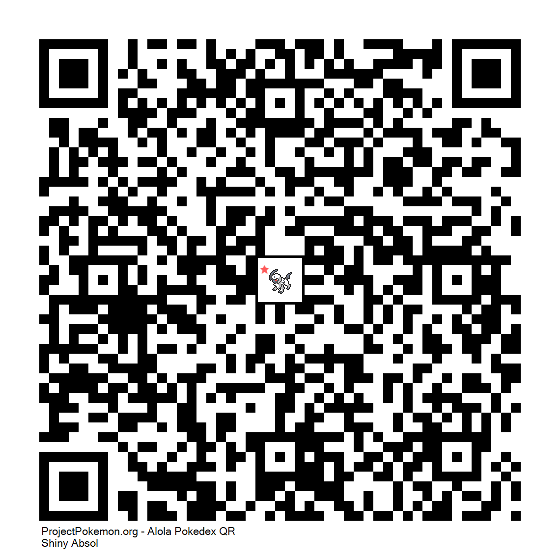 Cdigo QR de Absol variocolor